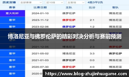 博洛尼亚与佛罗伦萨的精彩对决分析与赛前预测